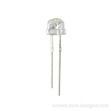5mm Strawhat Warm White LED Lamp
